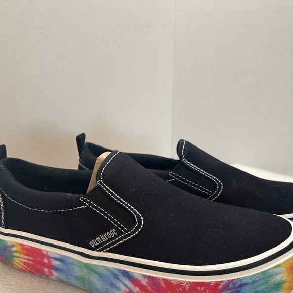 Punkrose Women's Black Slip-On Shoes - Picture 2 of 5